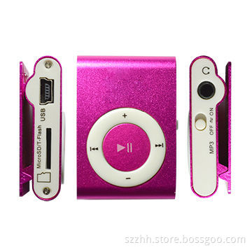 Clip on MP3 player, micro SD card, OEM & ODM orders are welcome